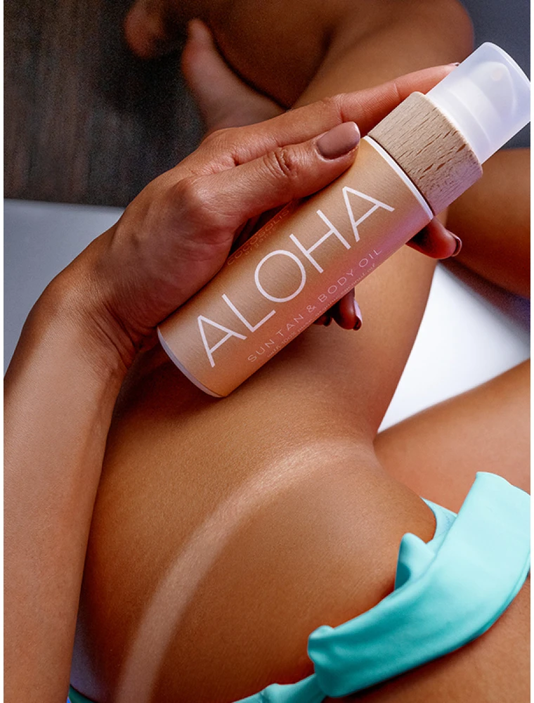 Organiškas kūno įdegio aliejus Cocosolis ALOHA, 110ml