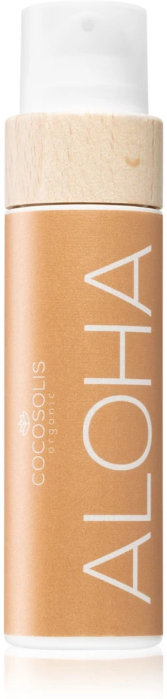 Organiškas kūno įdegio aliejus Cocosolis ALOHA, 110ml