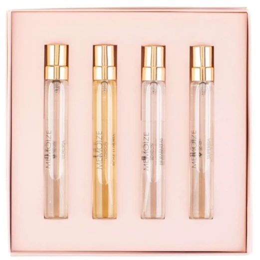 Collection II Set Memoize: Humanitas Extrait De Parfum Unisex 7.5 ml + Superbia Extrait De Parfum Unisex 7.5 ml + Luxuria Extrait De Parfum Unisex 7.5 ml + Rose Luxuria Eau De Parfum Unisex 7.5 ml