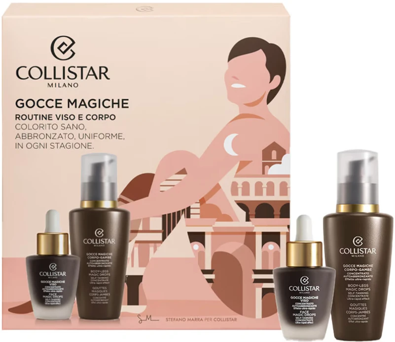 „Collistar Magic Drops“ veido ir kūno priežiūros priemonių dovanų rinkinys