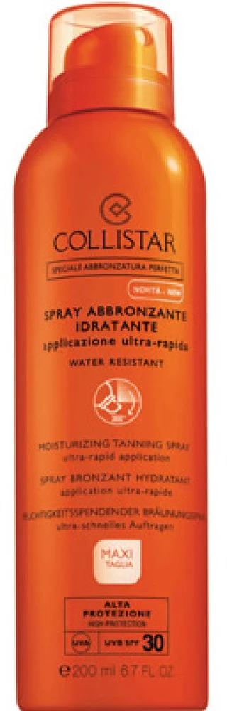 "Collistar Perfect Tanning" drėkinamasis purškiklis Spf30 200ml