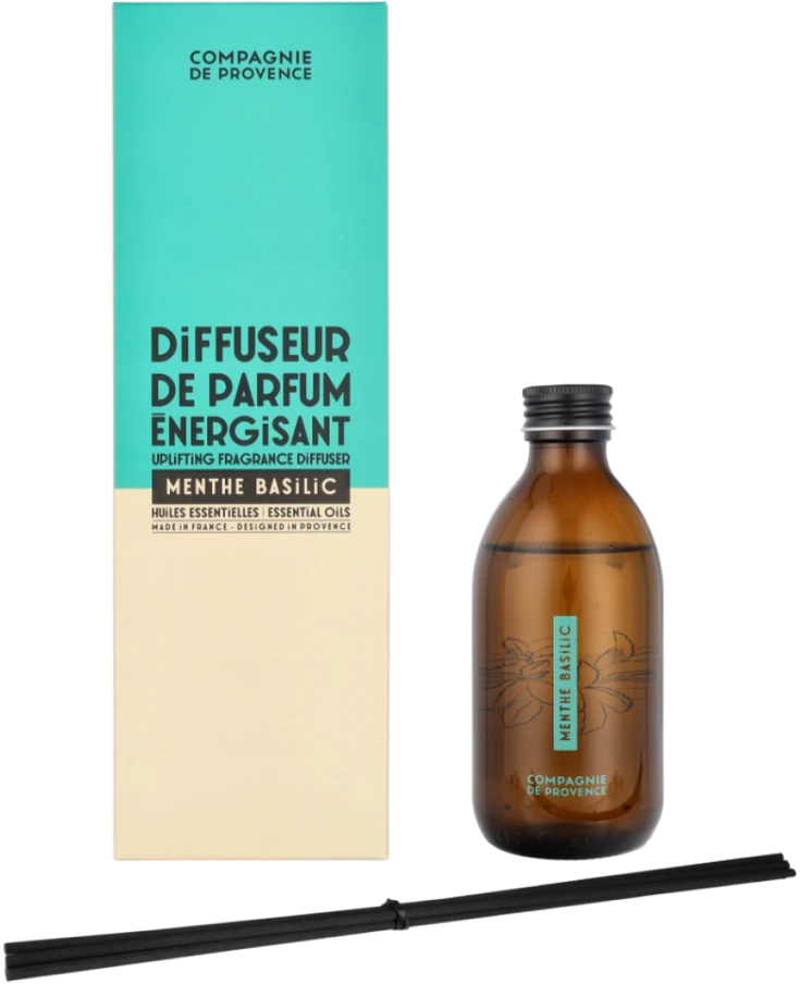 Compagnie De Provence Fragrance Diffuser Mint Basil namų kvapas, 220 ml