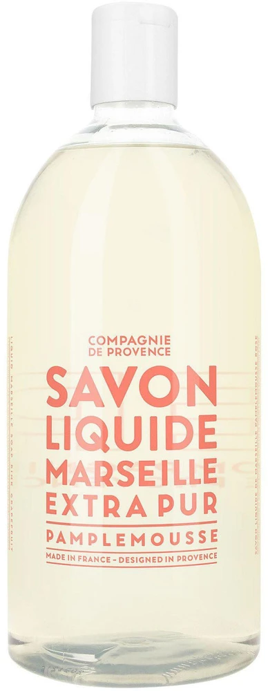 Compagnie De Provence Marseille Liquid Soap Refill Rožinė Grapefruit skysto muilo papildymas, 1000 ml