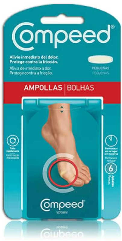 „Compeed“ maži pleistrai nuo pūslių, 6 vienetai