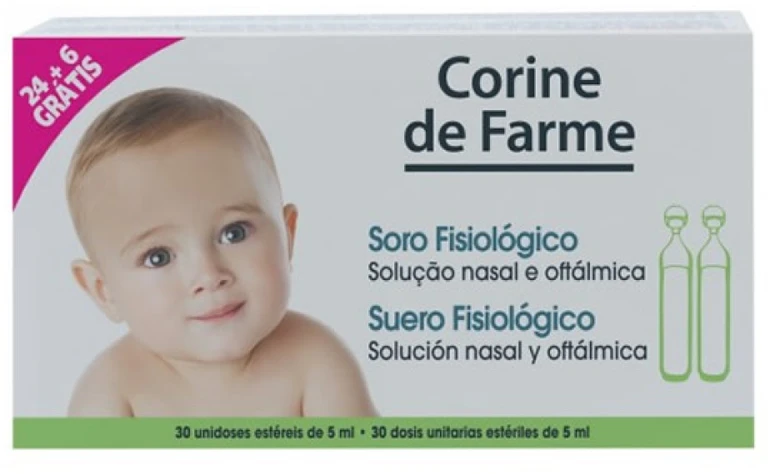 Corine De Farme fiziologinis serumas 30x5ml