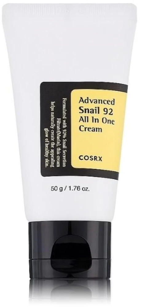 COSRX Advanced Snail 92 All in one Kreminis regeneruojantis veido kremas pažeistai odai su sraigių mucinu, 50 g