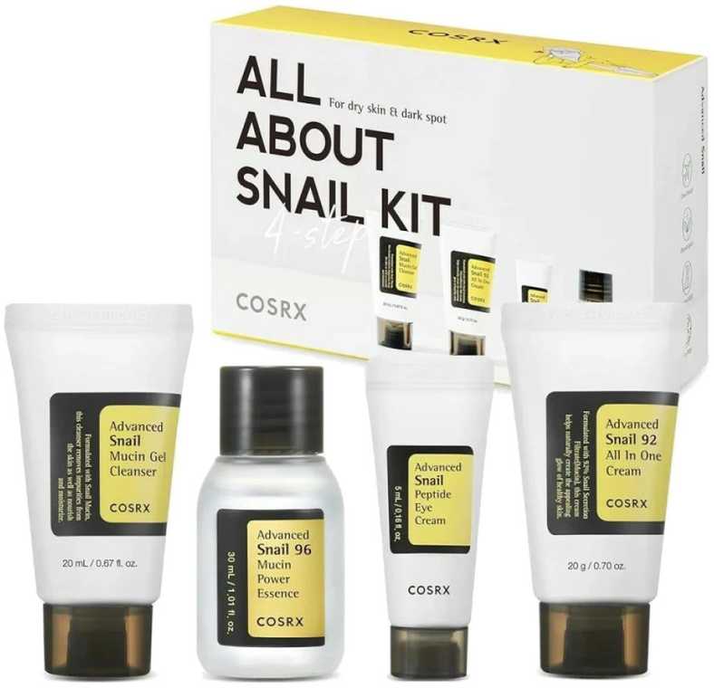 COSRX All About Snail Kit odos priežiūros dovanų rinkinys