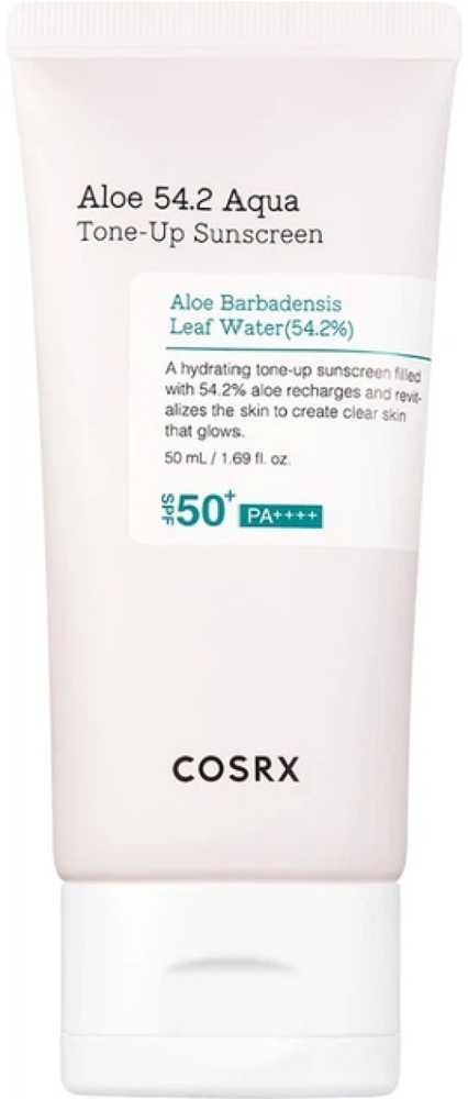 Cosrx Aloe 54.2 Aqua tone-up apsauga nuo saulės su SPF50+ 50ml