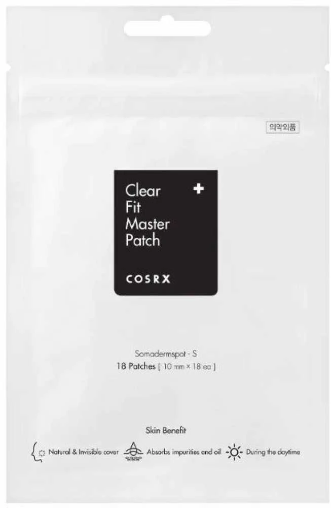 COSRX Clear Fit Master Patch veido pleistrai probleminei odai, 18 vnt.