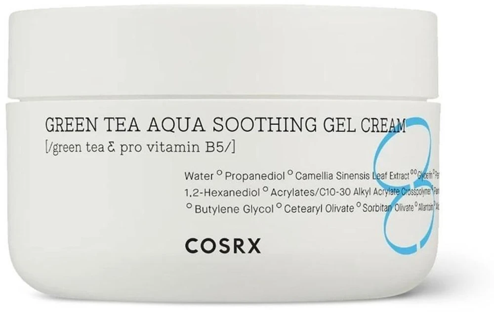 COSRX Hydrium Žalias Tea Aqua Soothing Gel Kremas raminantis veido gelis-kremas, 50 ml