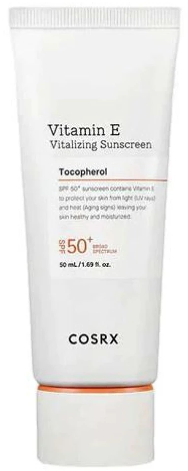 COSRX Vitalizuojantis kremas nuo saulės su vitaminu E SPF 50+ (Vitalizing Sunscreen) 50 ml