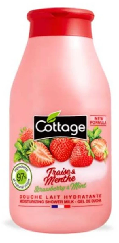 COTTAGE FRAISE & MENTHE dušo pienelis, 250 ml