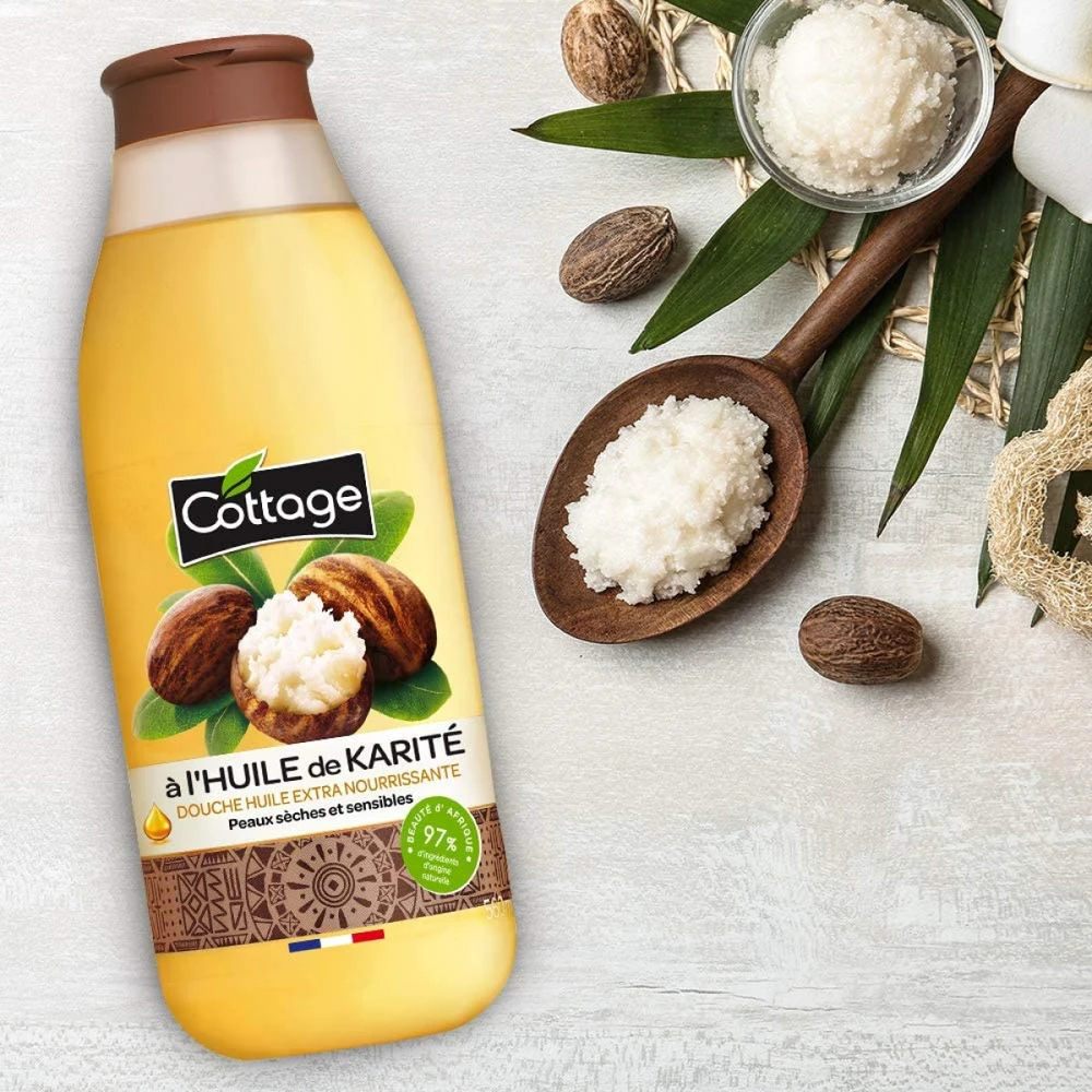 COTTAGE KARITE dušo aliejus, 560 ml