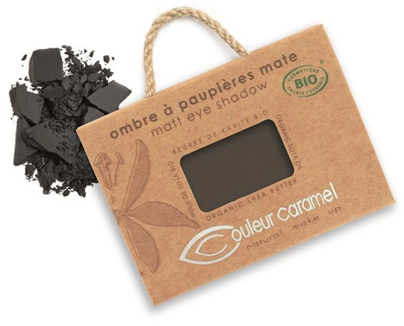 Couleur Caramel Makeup akių šešėliai 023 Matte Juodas