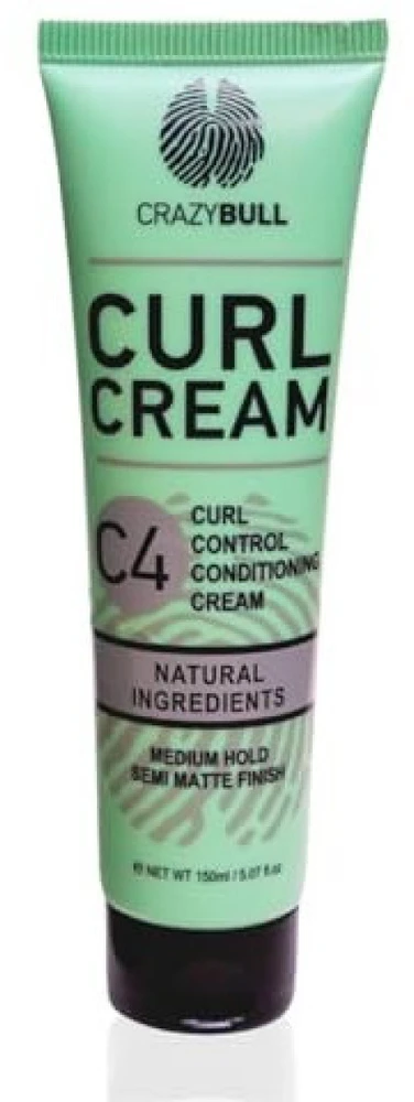 Crazy Bull Curl Kreminis C4 garbanų formavimo kremas, 150 ml