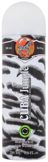 Cuba Jungle Zebra Dezodorantas moterims, 200 ml