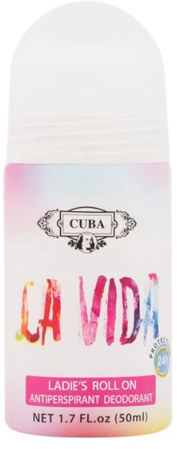 Cuba La Vida Ladie's Roll On Antiperspirant moterims, 50 ml