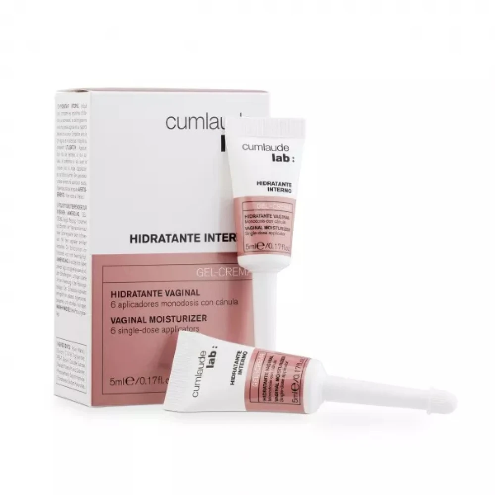 Cumlaude Gynelaude Internal Moisturiser drėkinantis makšties gelis-kremas, 6 x 5 ml
