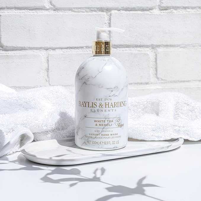 Baylis & Harding Elements Baltas Tea & Neroli skystas rankų muilas, 500 ml