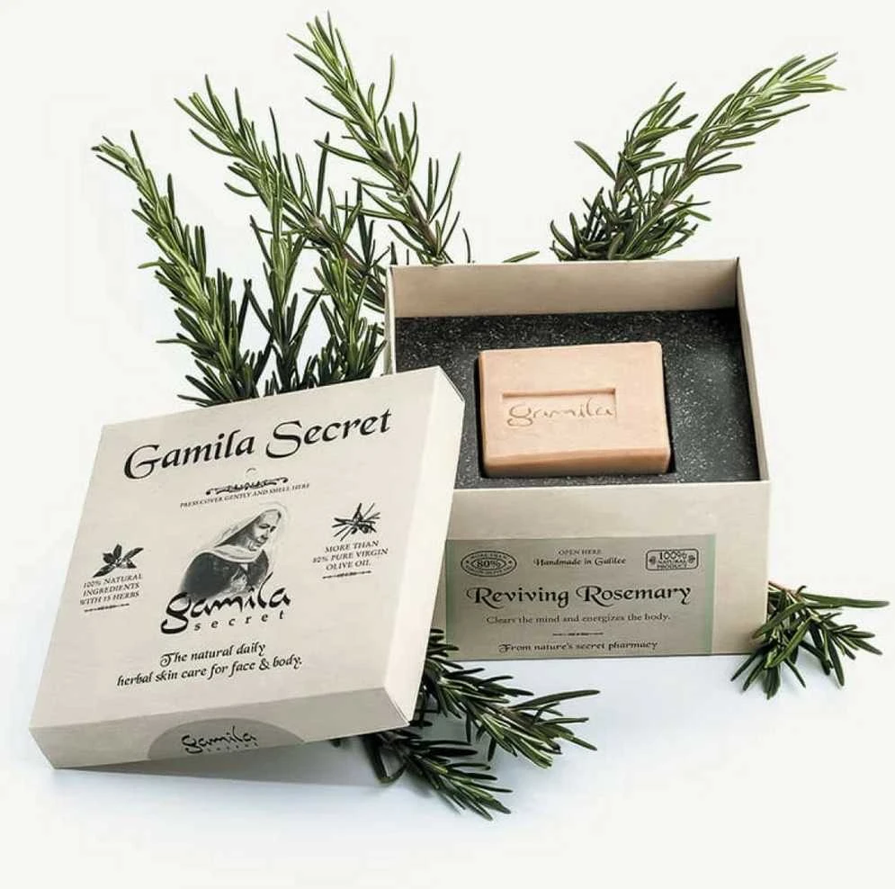 „Gamila Secret“ atgaivinantis rozmarinų muilas 115 g