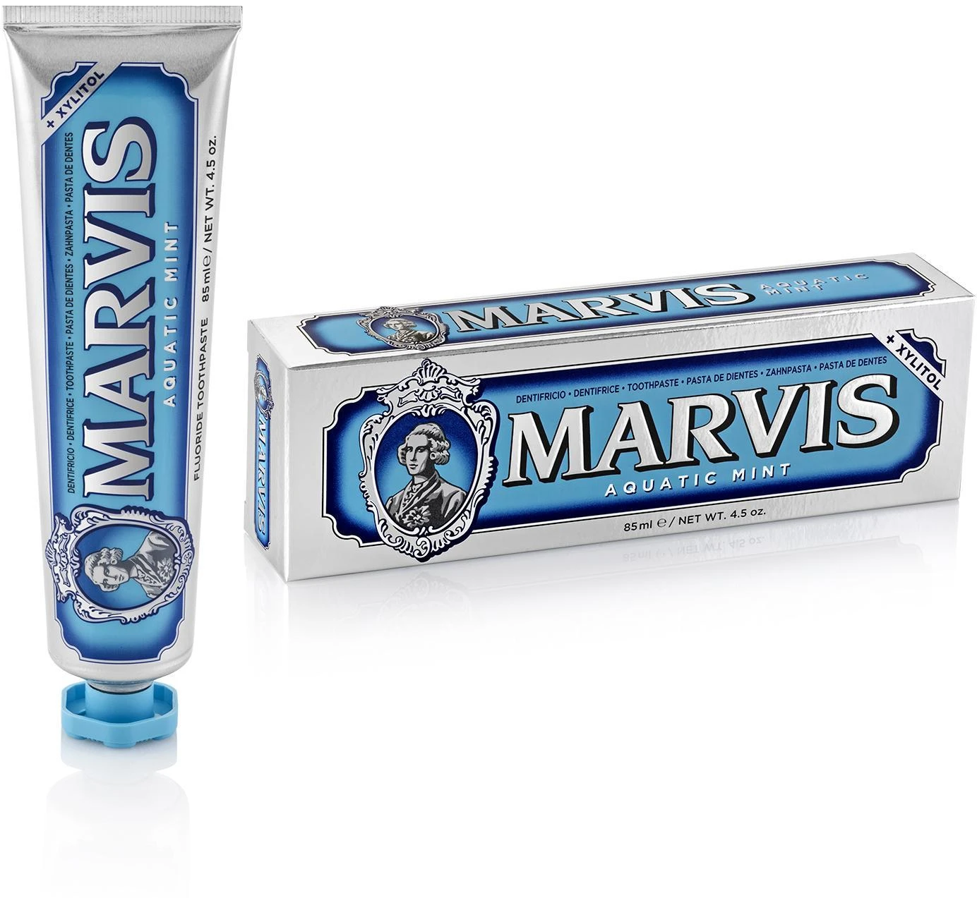 Marvis Aquatic Mint Jūros gaivos skonio dantų pasta, 85 ml