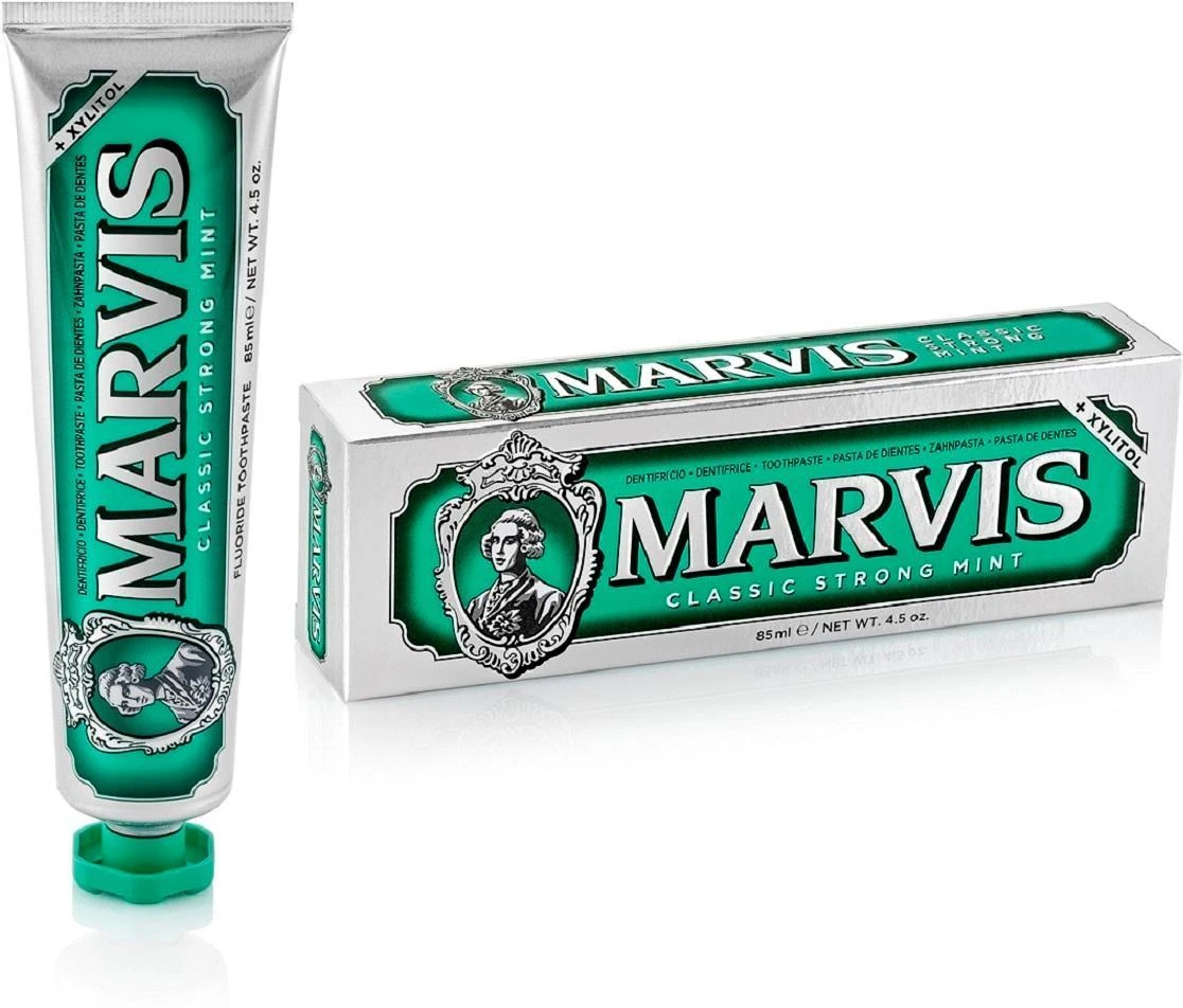 Marvis Classic Strong Mint Klasikinė mėtų skonio dantų pasta, 85 ml