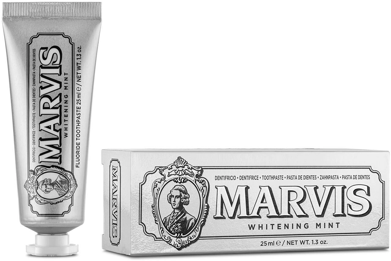 Marvis Whitening Mint Balinanti mėtų skonio dantų pasta, 25 ml