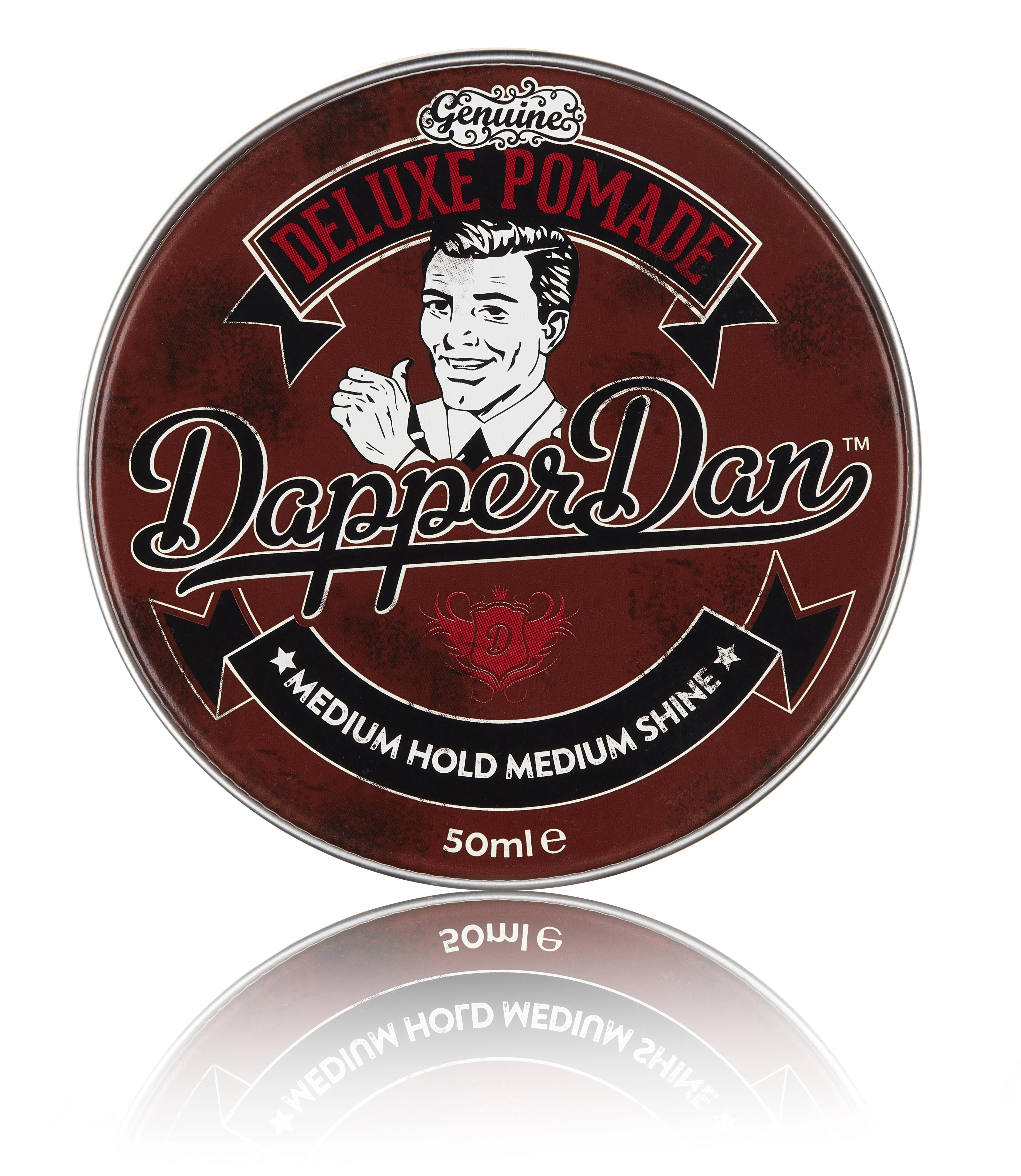 Dapper Dan Deluxe Pomade vidutinės fiksacijos ir spindesio plaukų pomada, 100 ml