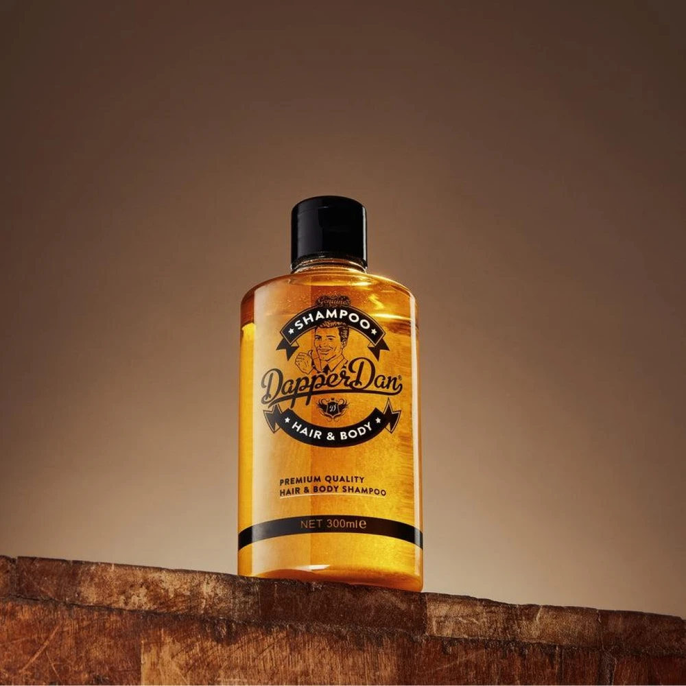 Dapper Dan Hair and Body Šampūnas šampūnas ir kūno prausiklis vyrams, 300 ml