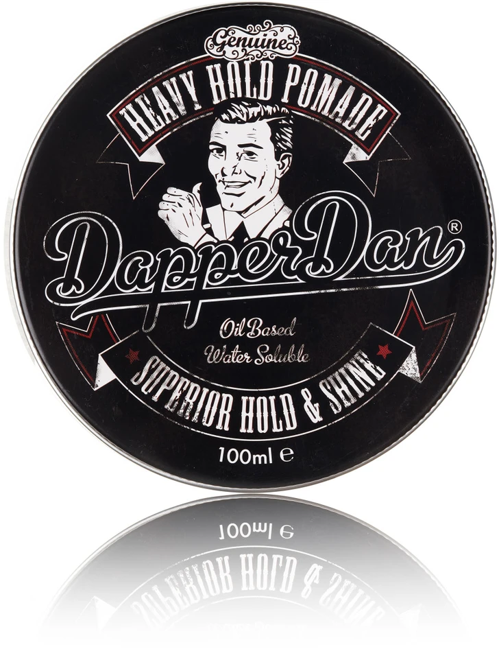 Dapper Dan Heavy Hold Pomade stiprios fiksacijos ir spindesio plaukų pomada, 100 ml