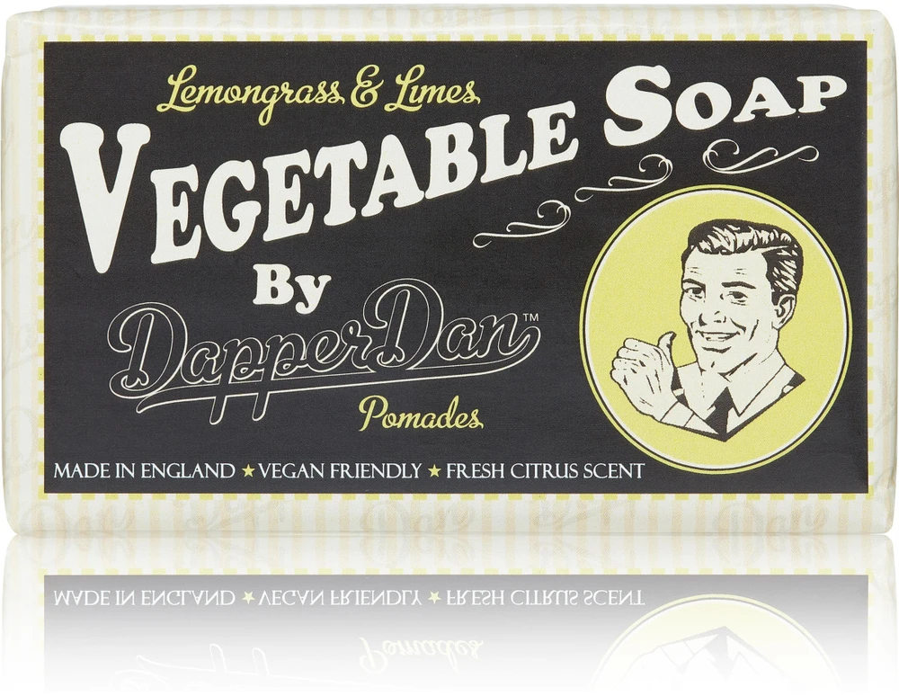 Dapper Dan Lemongrass & Limes Vegetable Soap augalinis muilas, 190g