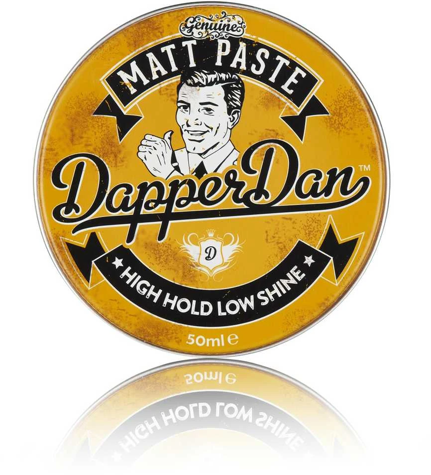 Dapper Dan Matt Paste Stiprios fiksacijos, matinė plaukų modeliavimo pasta, 50 ml