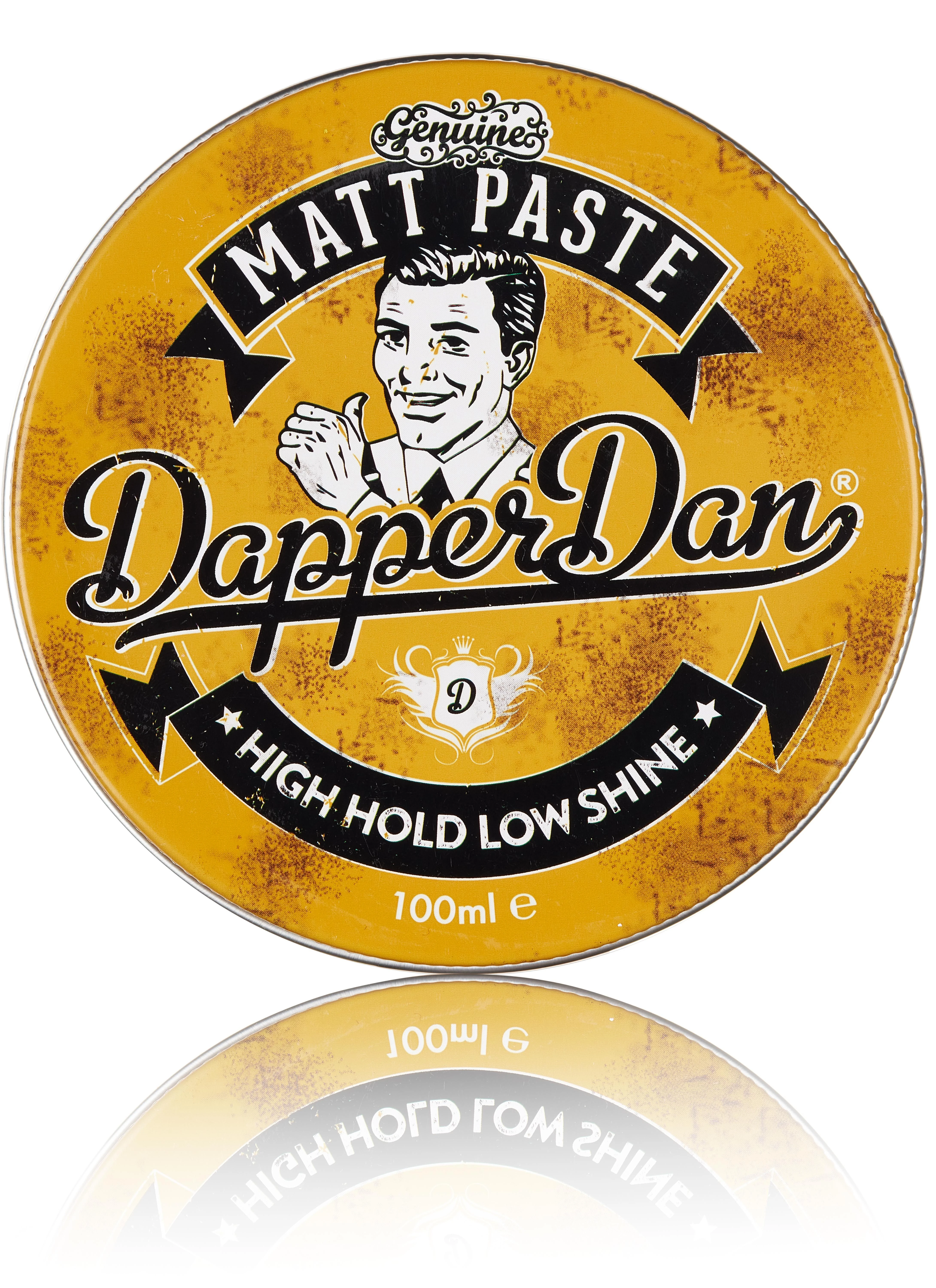 Dapper Dan Matt Paste stiprios fiksacijos, matinė plaukų modeliavimo pasta, 100 ml