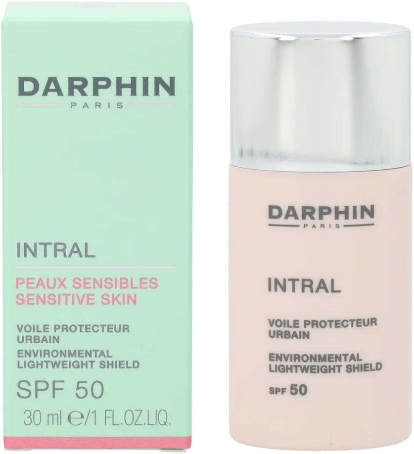 Darphin Intral Environmental Lightweight Shield SPF 50 veido kremas nuo saulės, 30 ml