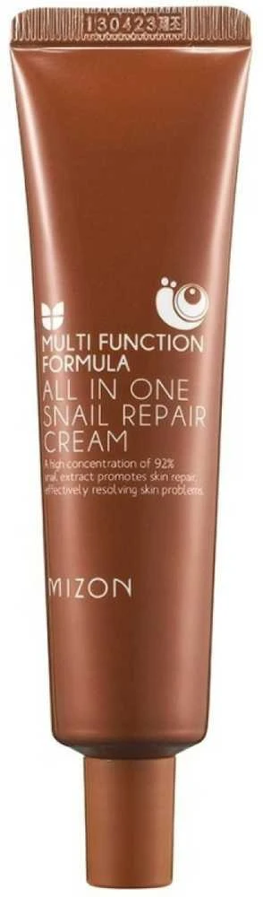 Daugiafunkcinis veido kremas Mizon All in One Snail Repair Kreminis su juodųjų sraigių ekstraktu, 35 ml