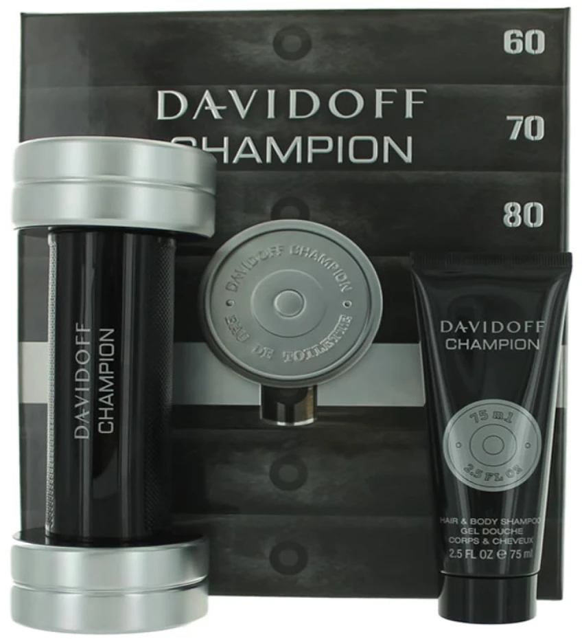 Davidoff Champion tualetinis vanduo su purškikliu 90 ml, 2 vnt