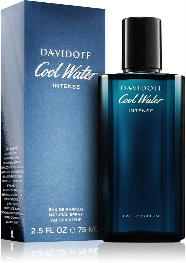 Davidoff Cool Vanduo Intense EDP parfumuotas vanduo vyrams, 75 ml