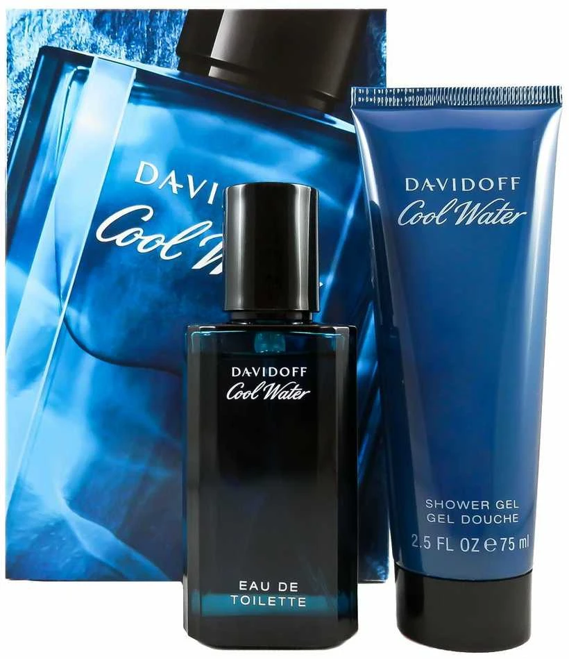 Davidoff Cool Vanduo Man EDT tualetinis vanduo vyrams, 40 ml + dušo želė, 75 ml
