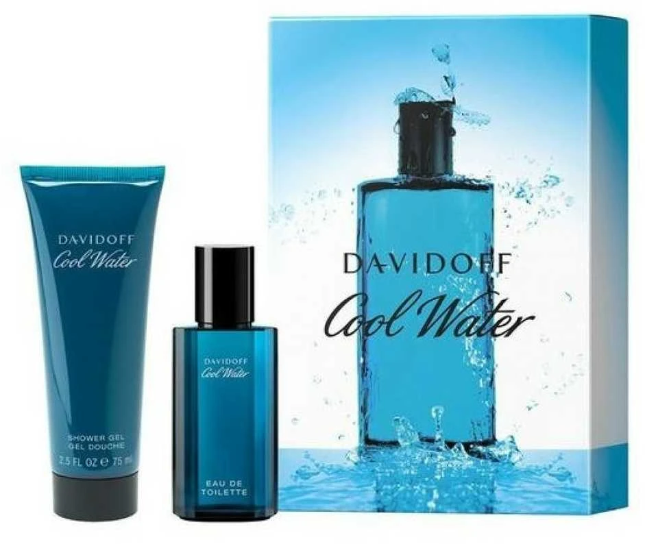 Davidoff Cool Vanduo Man EDT tualetinis vanduo vyrams, 40 ml + dušo želė, 75 ml