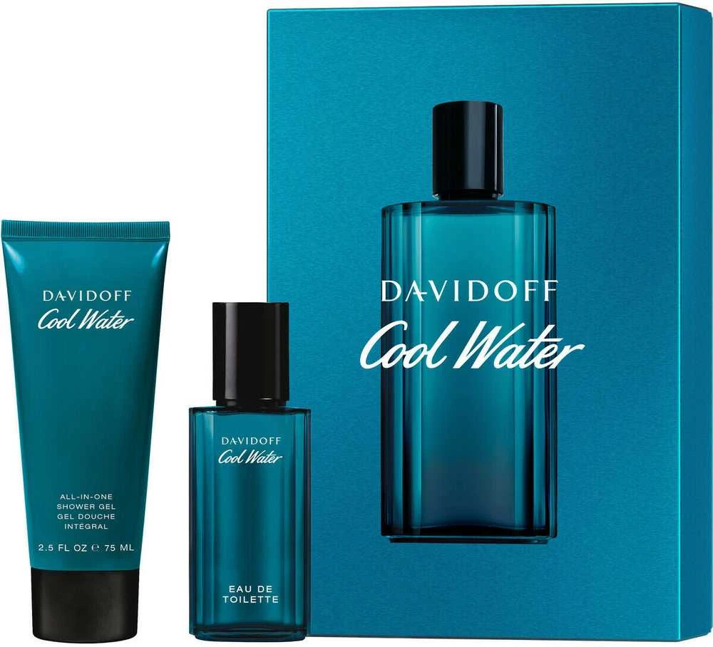 Davidoff Cool Vanduo Man EDT tualetinis vanduo vyrams, 40 ml + dušo želė, 75 ml