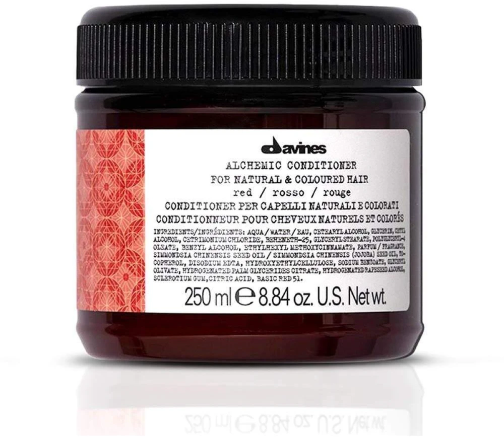 Davines ALCHEMIC Conditioner Raudona dažantis kondicionierius raudono atspalvio plaukams, 250 ml