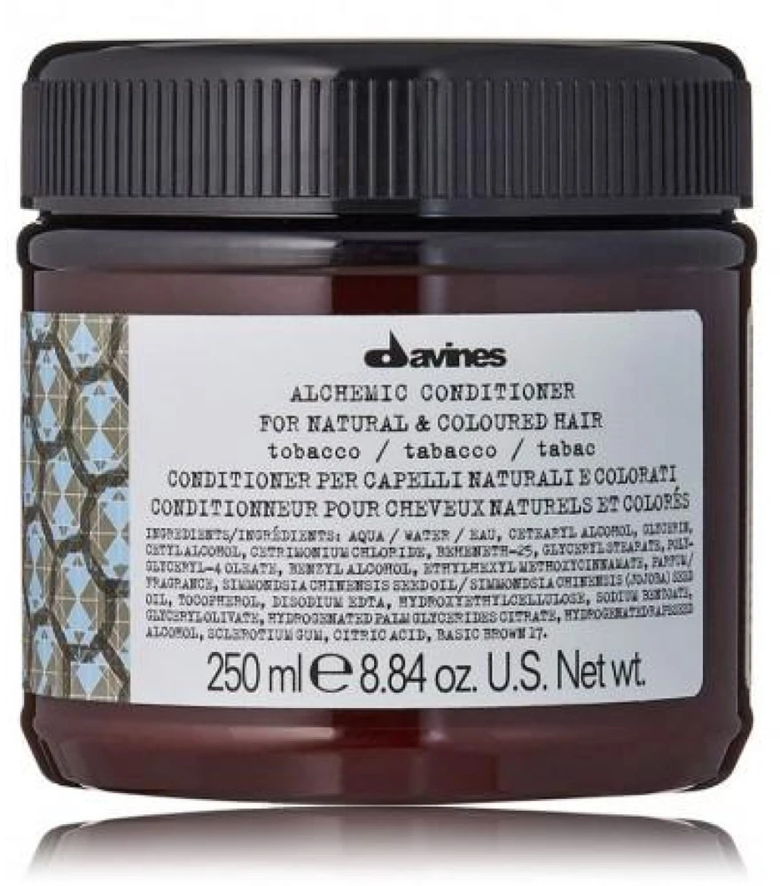 Davines ALCHEMIC Conditioner Tobacco dažantis kondicionierius rudiems ir kavos atspalvio plaukams, 250 ml