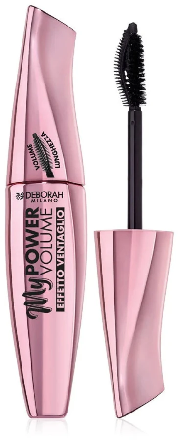 Deborah My Power Volumizing Blakstienų tušas Extra Juodas, 14 ml