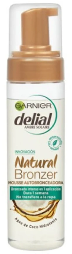 "Delial Natural Bronzer" savaiminio įdegio putos 200ml