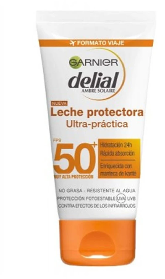 "Delial" itin praktiškas apsauginis pienelis Spf50 50ml