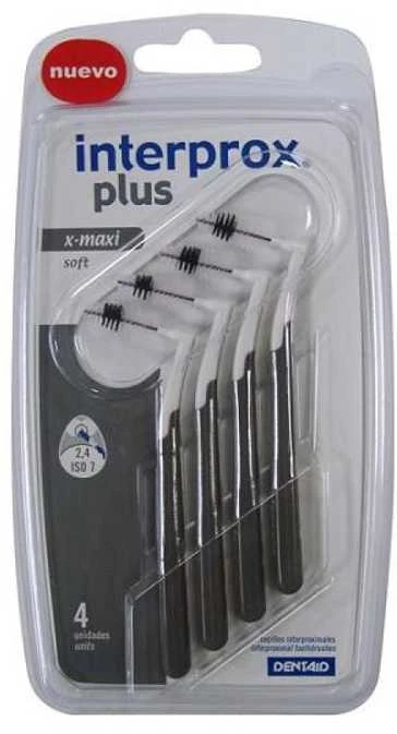 Dentaid Interprox Plus dantų šepetėlis Interproksimalinis 2g Super Micro 4 vnt
