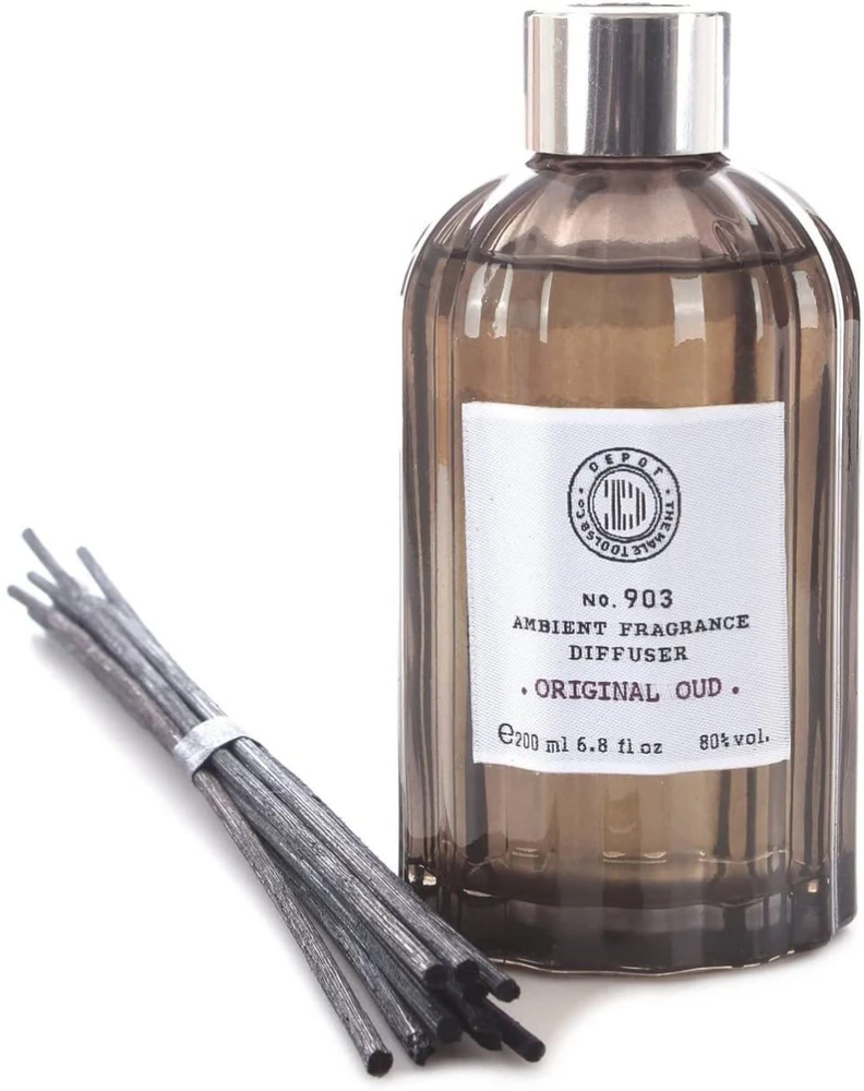Depot 900 Scents No. 903 Stick Original Oud Aroma Reed Diffuser, 200 ml