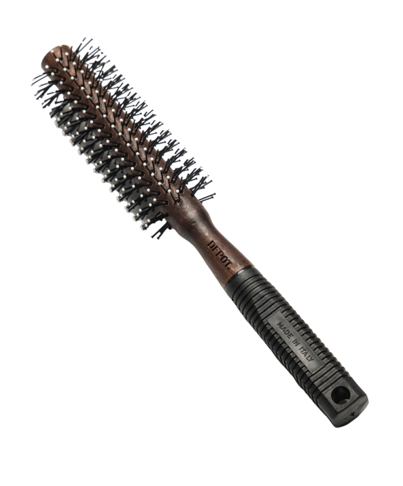 „Depot Accessories“ Nr. 724 apvalūs plaukai, juodas/rudas, S dydis, formavimui