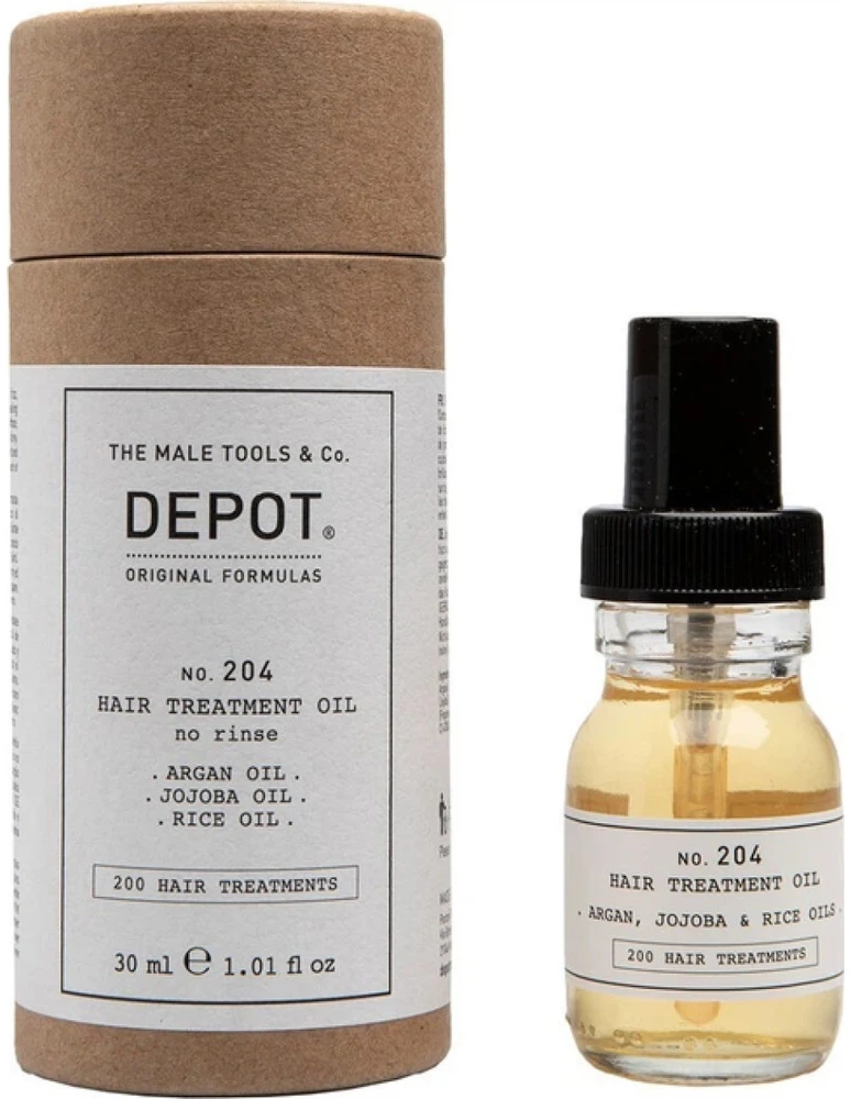 Depot No. 204 Hair Treatment Oil aliejus plaukams, 30 ml