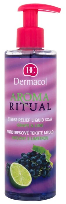 Dermacol Aroma Ritual Grape & Lime Liquid Soap moterims, 250 ml